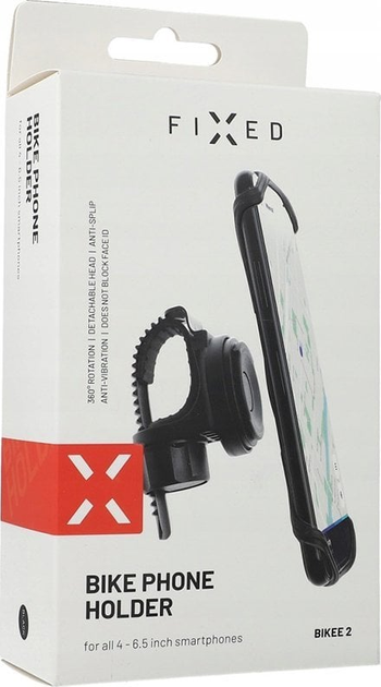 Uchwyt rowerowy do telefonu Fixed Bikee 2 Black (8591680123353) - obraz 16