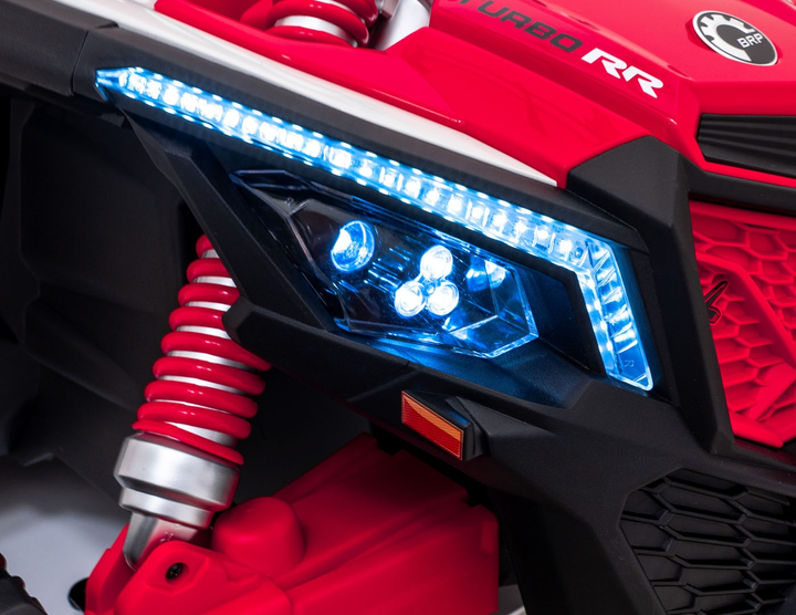 Електромобіль для дітей Buggy Maverick Turbo RR STRONG Червоний (5903864983685) - зображення 10