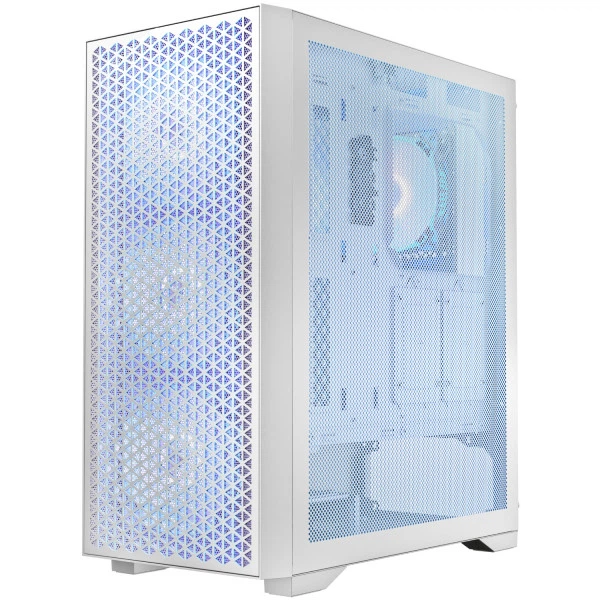 Компьютерный корпус LogicConcept DART PRO White Mesh с ARGB вентиляторами 120 мм – для активного гейминга - изображение 2