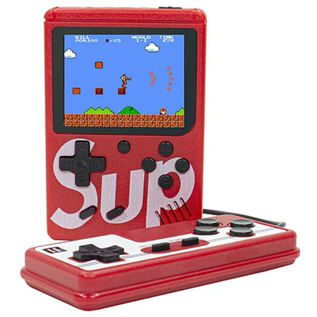 Портативная Игровая приставка Game Box Sup 400 в 1, Консоль + Джойстик Red - Фото 1 Портативная Игровая приставка Game Box Sup 400 в 1, Консоль + Джойстик Red - изображение 1