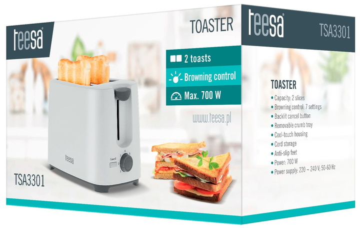 Тостер Teesa TSA3301 - зображення 6