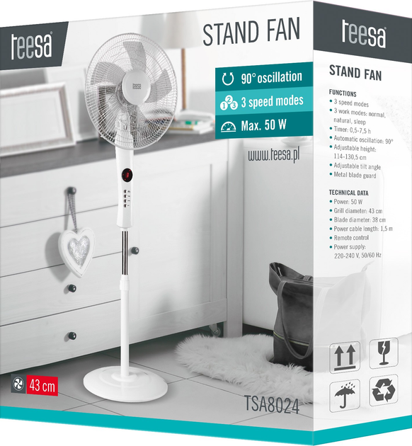 Wentylator Teesa TSA8024 - obraz 8