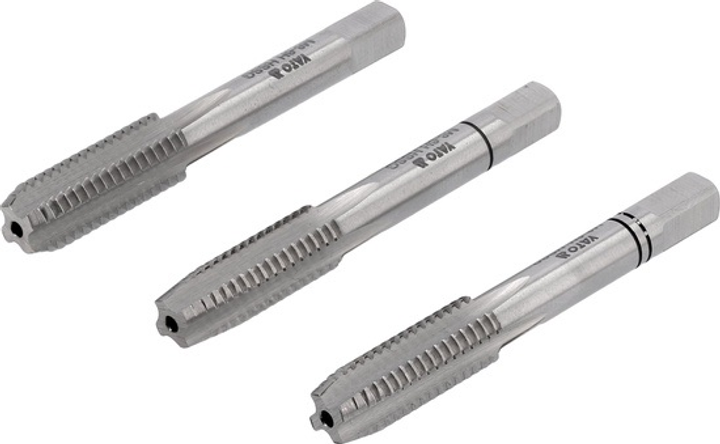 Gwintownik YATO HSS M2, M10 x 1.5 mm, 70 mm 3 szt (YT-2937) - obraz 2