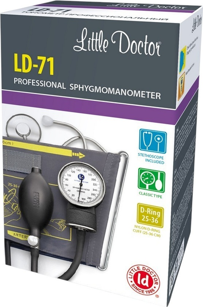 Тонометр механічний Little Doctor (LD71) (8887786200044) - зображення 1