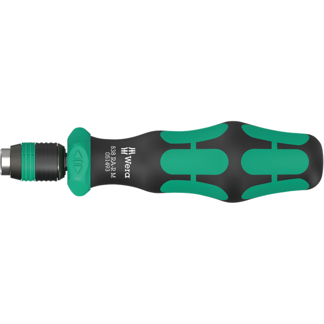 Отвертка-битодержатель с трещеткой Wera 838 RA-R M 1/4" с магнитом (05051493001) - изображение 3