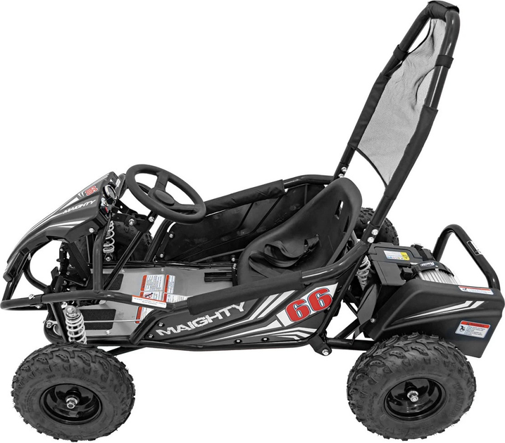 Gokart elektryczny dla dzieci Ramiz MAIGHTY Czarny (5903864984576) - obraz 5