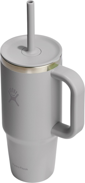 Kubek termiczny Hydro Flask All Around Travel Tumbler Birch szary 709 ml (810096859945) - obraz 3