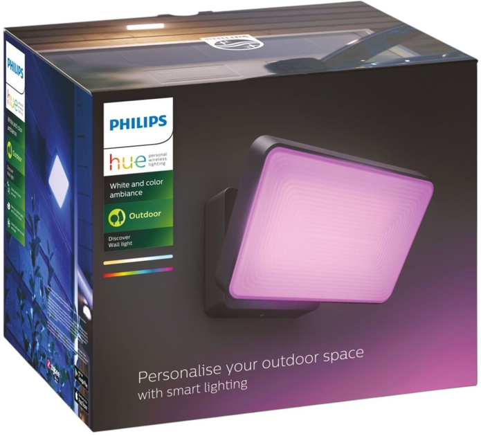 Зовнішній прожектор Philips Hue White and Colour Ambiance Discover Outdoor Floodlight (8718696170533) - зображення 5