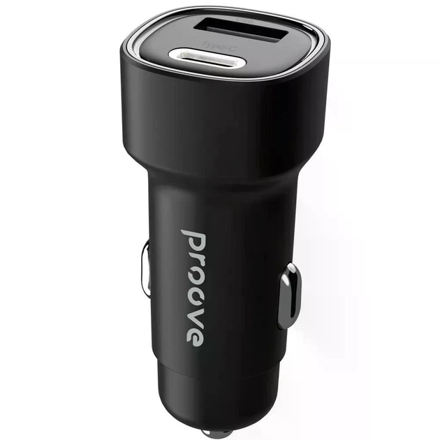 Автомобільний зарядний пристрій Proove Flash 48W Type-C USB Black (6901119523586) - зображення 2