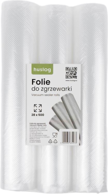 Folie do zgrzewarki próżniowej Huslog HUS1020 - obraz 1