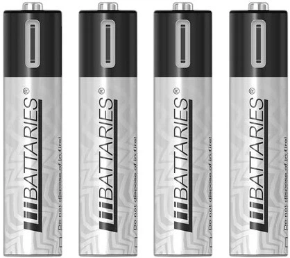 Акумулятори LiiBatteries AAA TYPE-C USB Rechargeable 4 шт (9331816667110) - зображення 1