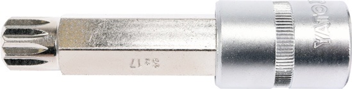 Nasadka YATO z końcówką wkrętakową Spline 1/2" M17 100 mm (YT-04357) - obraz 2