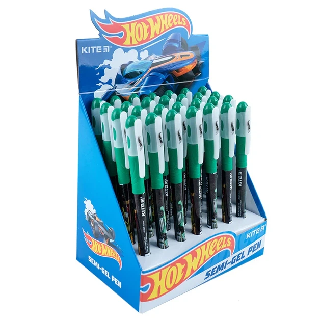 Ручка масляна Kite Hot Wheels синя HW23-033 - Фото 2 Ручка масляна Kite Hot Wheels синя HW23-033 - изображение 2