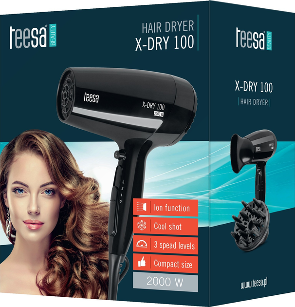 Suszarka do włosów Teesa X-DRY 100 (TSA0513) - obraz 4