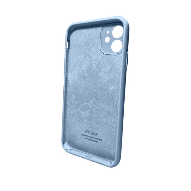 Чохол для смартфона Silicone Full Case AA Camera Protect for Apple iPhone 11 Pro кругл 27,Mist Blue (FullAAKPi11P-27) - изображение 2