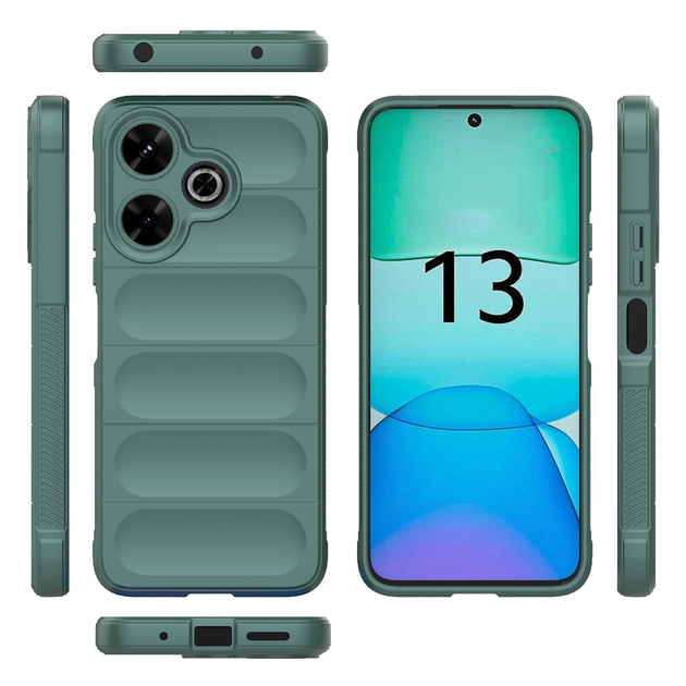 Чохол для смартфона Cosmic Magic Shield for Xiaomi Redmi 13 4G Dark Green (MagicShXi134GGreen) - изображение 2