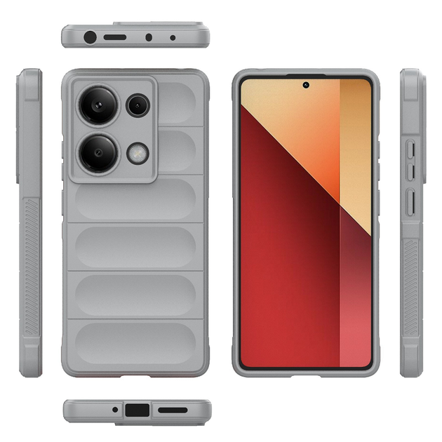 Чохол для смартфона Cosmic Magic Shield for Xiaomi Redmi Note 13 Pro 5G/POCO X6 5G Grey Smoke (MagicShXiNo13P5GGrey) - зображення 2