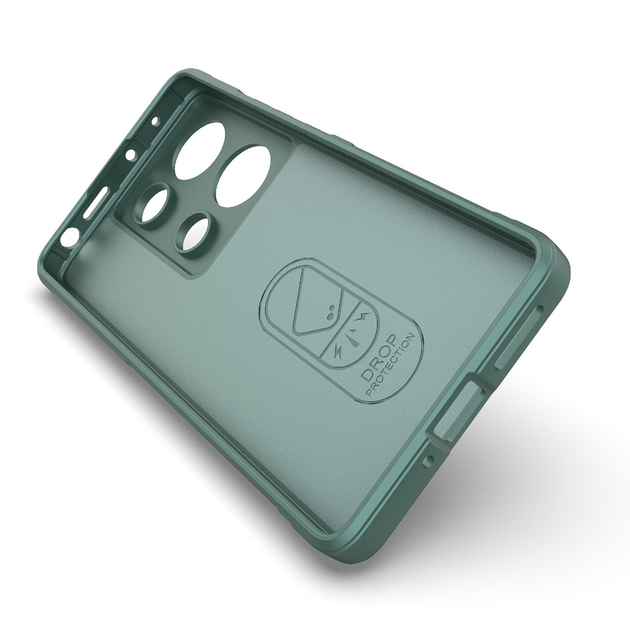 Чохол для смартфона Cosmic Magic Shield for Xiaomi Redmi Note 13 Pro 5G/POCO X6 5G Dark Green (MagicShXiNo13P5GGreen) - изображение 3