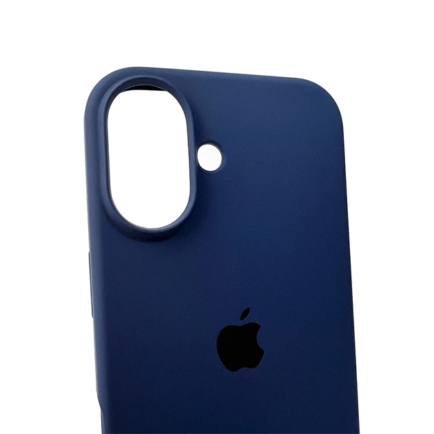 Чохол Premium для смартфона Silicone Full Case AA Open Cam for Apple iPhone 16 7,Dark Blue (FullOpeAAi16-7) - изображение 5