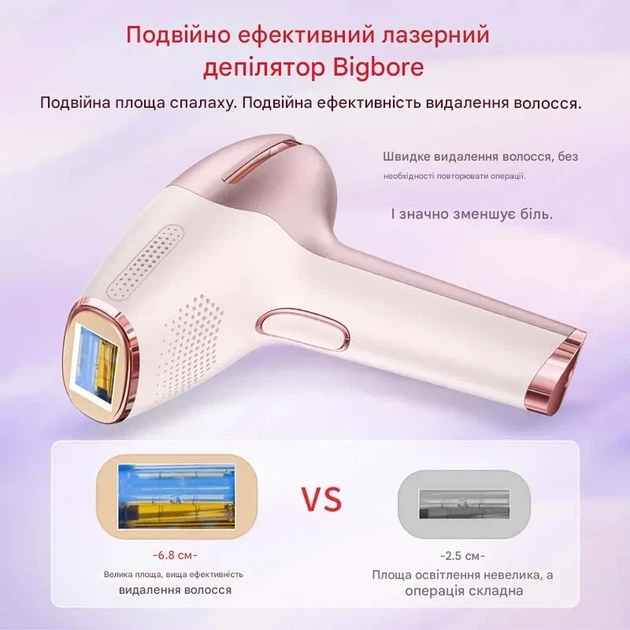 IPL-эпилятор для удаления волос с охлаждением Ice Cool, 9 уровнями