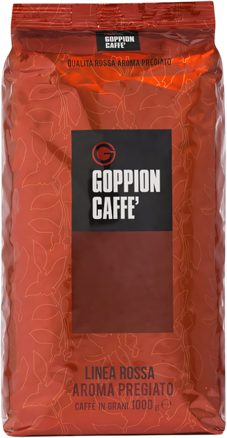 Кава в зернах Goppion Caffe Rossa 1 кг (8009360002749) - зображення 1