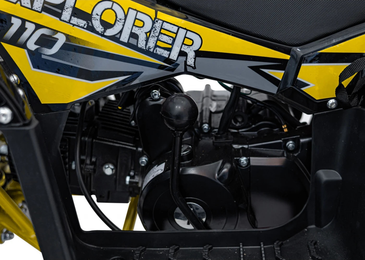 Квадроцикл бензиновий Ramiz Explorer 110CC Жовтий (5903864983722) - зображення 6