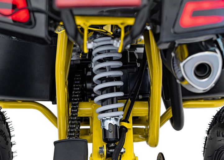 Квадроцикл бензиновий Ramiz Explorer 110CC Жовтий (5903864983722) - зображення 9