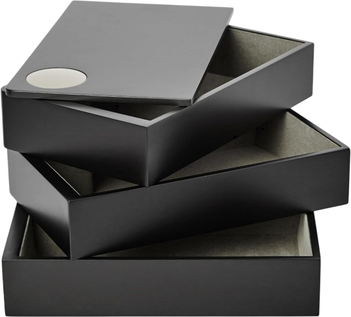 Szkatułka na bizuterię Umbra Spindle czarna 19 x 11 x 11 cm (28295423571) - obraz 2