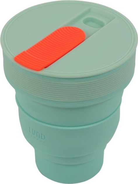 Kubek składany Lund London Collapsible miętowy 350 ml (5060893260870) - obraz 1