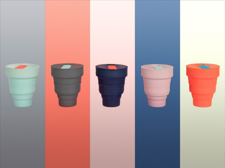 Kubek składany Lund London Collapsible różowa 350 ml (5060893260887) - obraz 9