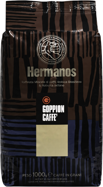 Kawa ziarnista Goppion Caffe Hermanos 1 kg (8009360030100) - obraz 1