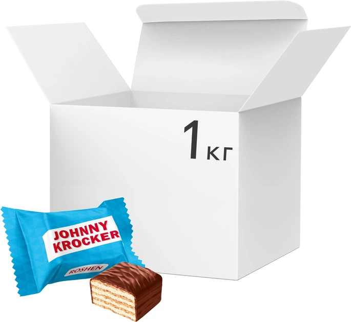 ハニーココ 150粒 Цукерки вафельні глазуровані Roshen Johnny Krocker Coconut 1 кг