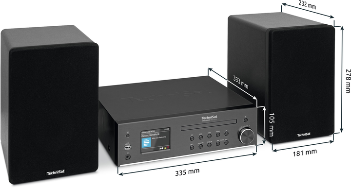 Mikrowieża TechniSat DigitRadio 760 Black (0000/3978) - obraz 15
