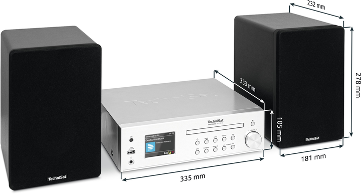 Mikrowieża TechniSat DigitRadio 760 Silver (0001/3978) - obraz 12