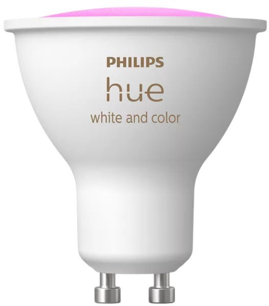 Żarówka LED Philips Hue White and color ambiance Inteligentny reflektor punktowy GU10 (8720169229754) - obraz 1