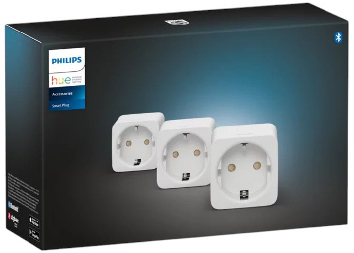 Inteligentna wtyczka Philips Hue Smart plug UE 3 szt (8720169258341) - obraz 2