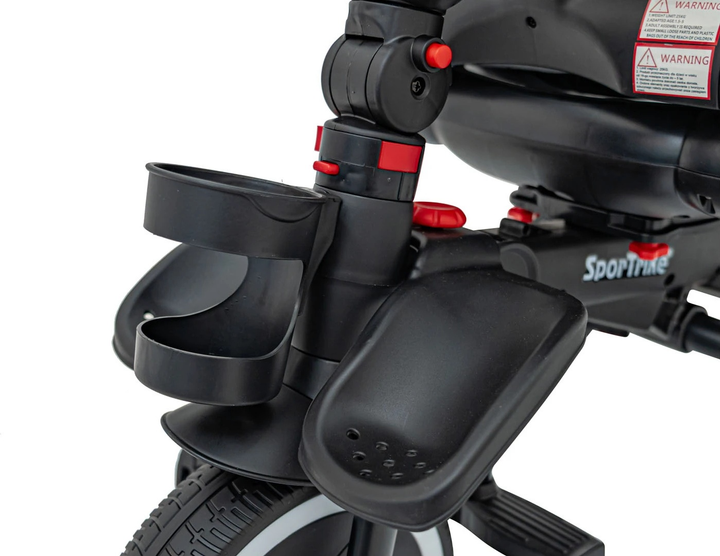 Rowerek trójkołowy SporTrike Rider Różowy (5903864985405) - obraz 11