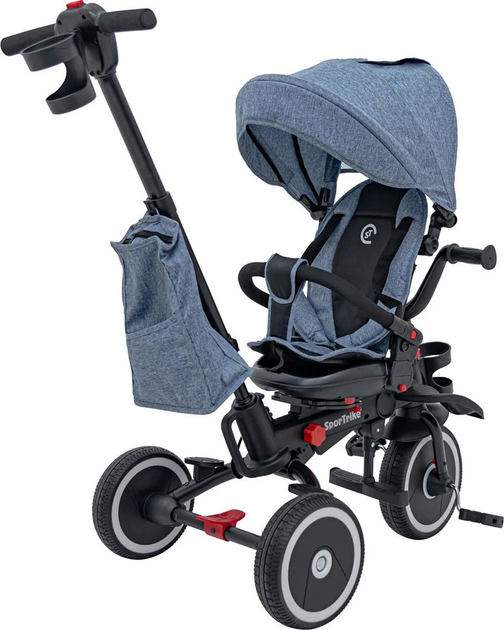 Триколісний велосипед SporTrike Rider Синій (5903864985412) - зображення 7