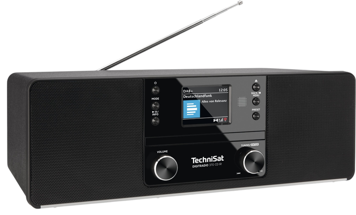 Radio TechniSat DIGITRADIO 370 CD IR Black (0000/3949) - obraz 2