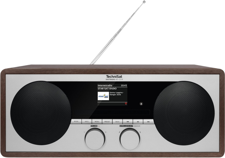 Radio TechniSat DIGITRADIO 451 CD IR Brown (0000/3938) - obraz 2