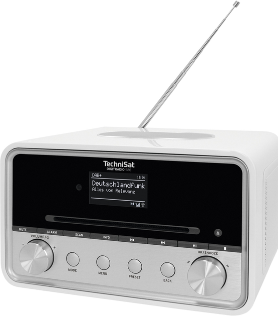 Радіо TechniSat DIGITRADIO 586 Silver-White (0001/3986) - зображення 6