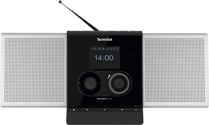 Радіо TechniSat MULTYRADIO 600 CD IR Black-White (0000/3991) - зображення 4