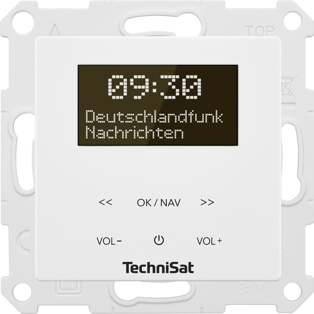 Odbiornik radiowy TechniSat DigitRadio UP 55 White (0001/3901) - obraz 2