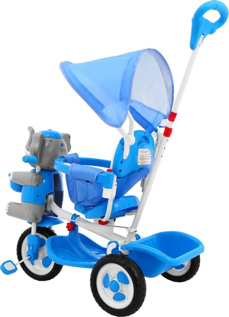 Триколісний велосипед для дітей SporTrike Слоненя Синій (5903864909586) - зображення 4