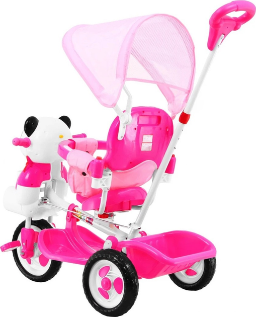 Триколісний велосипед для дітей SporTrike Панда Рожевий (5903864909630) - зображення 3