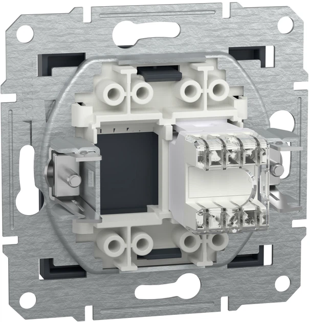 Розетка комп'ютерна RJ45 UTP кат. 5Е Schneider Electric Asfora Антрацит EPH4300171 - Фото 2 Розетка комп'ютерна RJ45 UTP кат. 5Е Schneider Electric Asfora Антрацит EPH4300171 - изображение 2