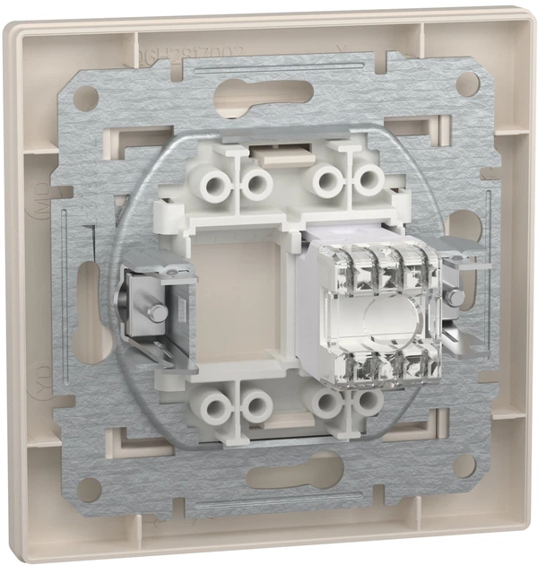 Розетка комп'ютерна RJ45 UTP кат.6Е Schneider Electric Asfora Крем EPH4700123 - изображение 2