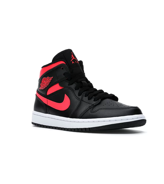 Кроссовки Air Jordan 1 Mid Black Siren Red Black/Pink BQ6472-004 35.5 - изображение 2
