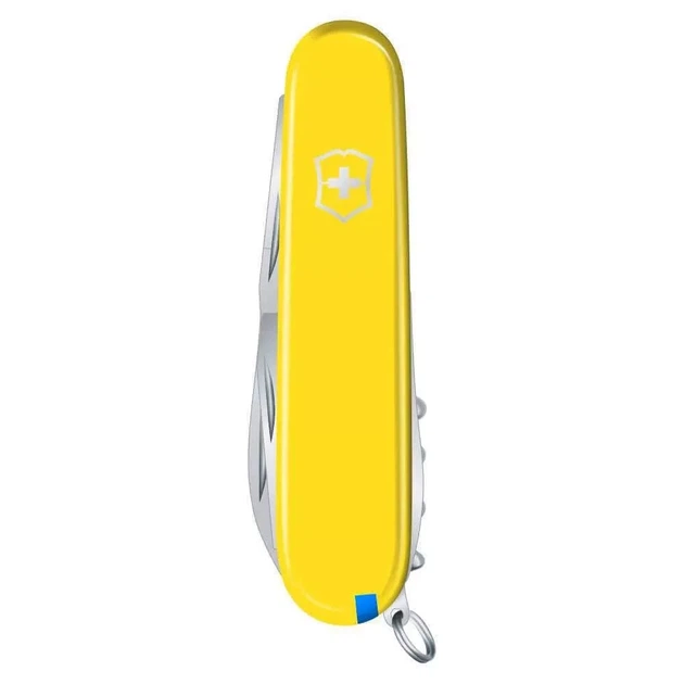 Складаний ніж Victorinox Camper 13 функцій для активного відпочинку та подорожей яскравий жовтий 91 мм - зображення 2