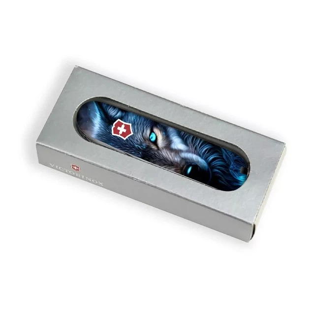 Складаний ніж Victorinox Huntsman Animal для активного відпочинку та колекціонування із зображенням вовка 16 - Фото 5 Складаний ніж Victorinox Huntsman Animal для активного відпочинку та колекціонування із зображенням вовка 16 - зображення 5